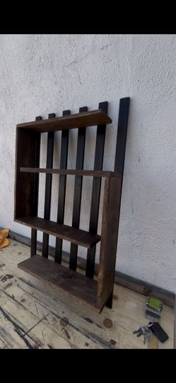 Wooden shelf very sturdy