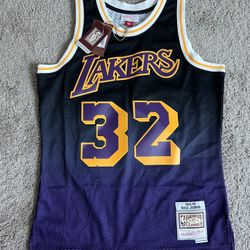 New Lakers Mitchell Ness Jersey Magic Johnson Medium