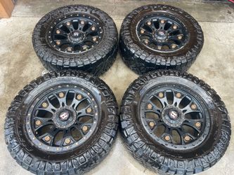 20in Ballistic Offroad Truck Wheels 5x5.5 & 5x135 35s DODGE RAM 1500 FORD F150 5 LUG