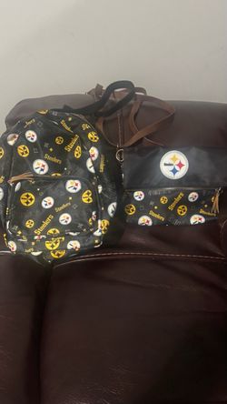 Pittsburgh Steelers Backpack and Crossbody Bag Set