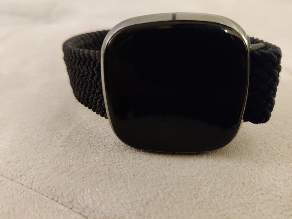 β¨ Fitbit Sense for Sale β Black | Sports Band | Original Charger β¨