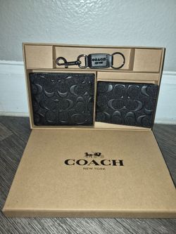 Coach Mens Wallet Set