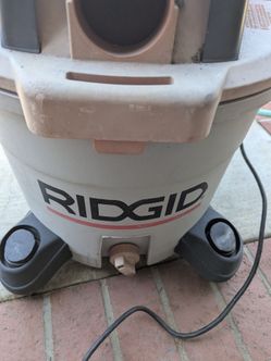Ridgid wet dry shop vac 5hp. .