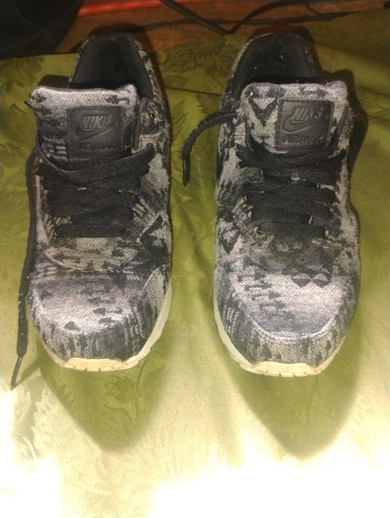 Trade Gray/White Nike Pendleton Men's Shoes Size 8