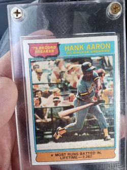 Hank Aaron card