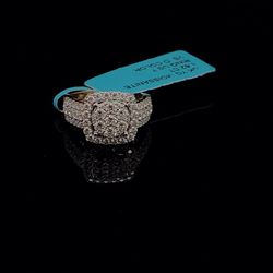 10k Gold With 1.62 CT Moissanite Diamond Ring 