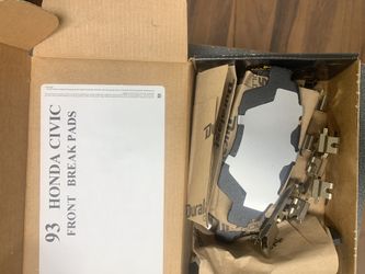 92-95 Honda Civic Front Break Pads New
