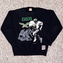 Vintage 1993 Philadelphia Eagles Nutmeg Sweatshirt Made In USA