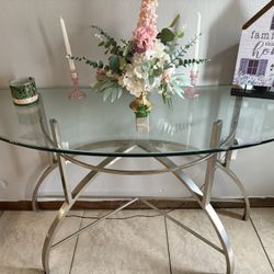 Glass Entry Table