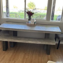 Kitchen Table and Bench