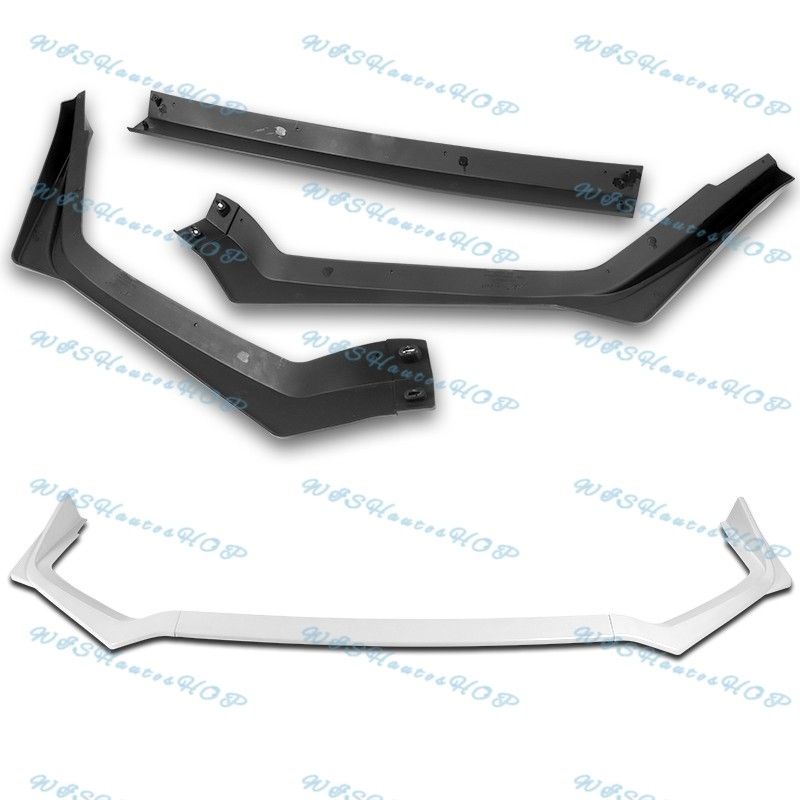 For 2020-2023 Subaru Impreza JDM CS-Style Painted White Front Bumper Spoiler Lip -(2-PU-332-PWH
