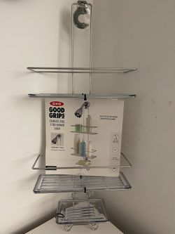 OXO Stainless Steel 3 Tier Shower Caddy