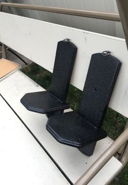 Wooden wall candle holder/shelf