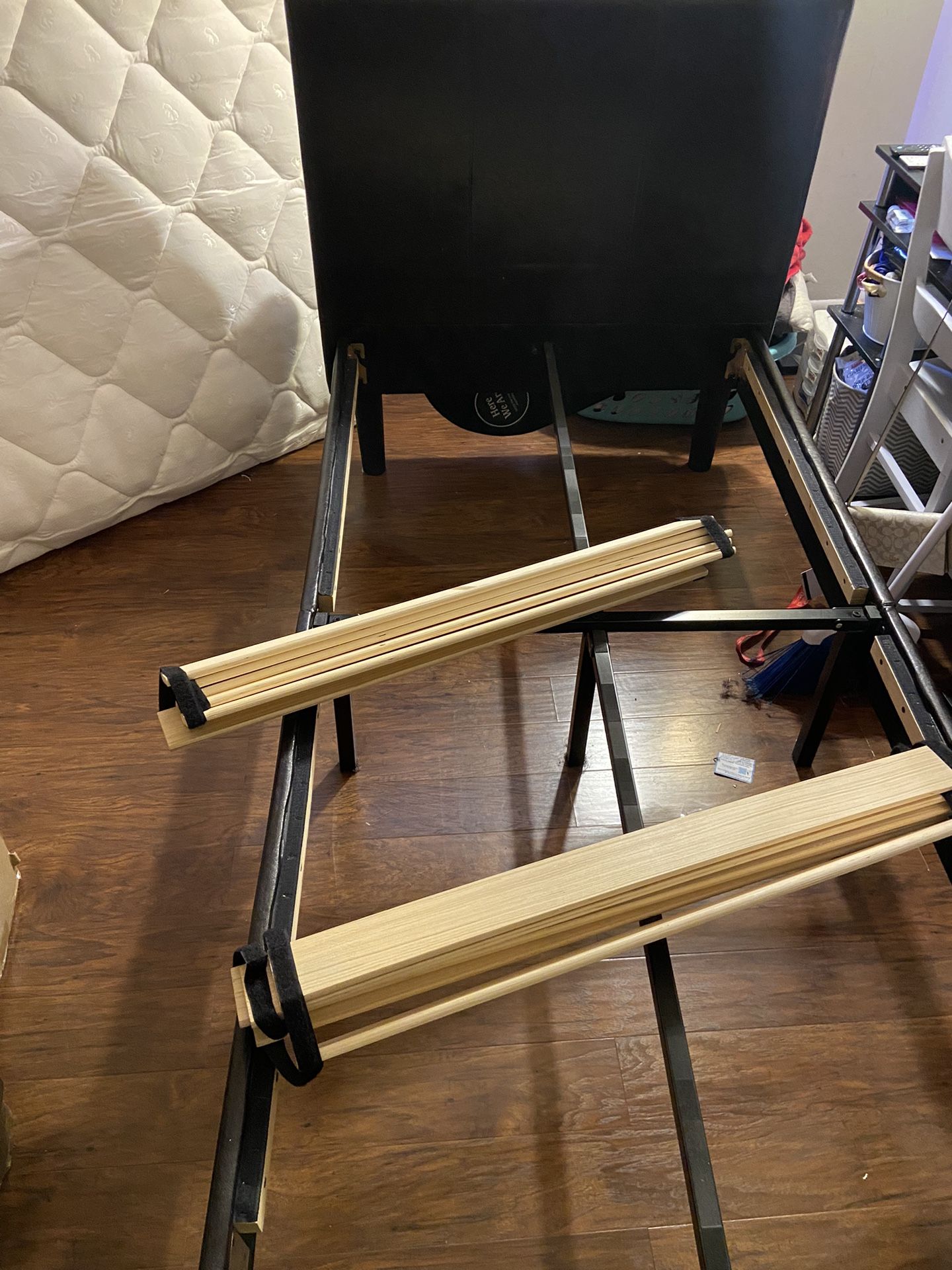 Twin Size Black Bed Frame.