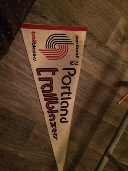 Trail Blazers vintage pennant