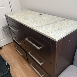 Lightly Used Merlot Bedroom Set