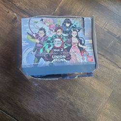 union arena sealed packs demon slayer, and lorcana sealed packs first chapter 