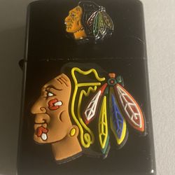 Chicago Blackhawks fliptop lighter new without fluid