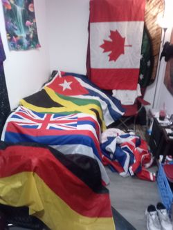 FLAGS from several different countries