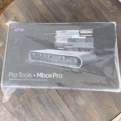 Avid Pro Tools + Mbox Pro (8x8) Audio Interface — NEW Sealed