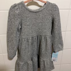 Heather Grey Girl Toddler Dress 2t