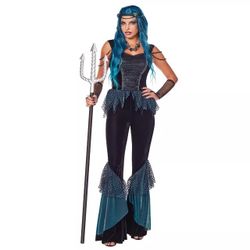 Adult Dark Mermaid Siren Costume
