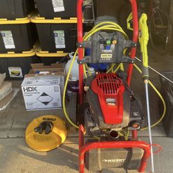 Husky 2600 PSI Pressure Washer Setup 