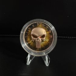 2021 Dark Side Liberator 1 troy oz Silver, Bu Rose Gold Color Print, 100 mintage