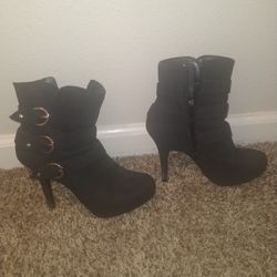 Black Boot Heels
