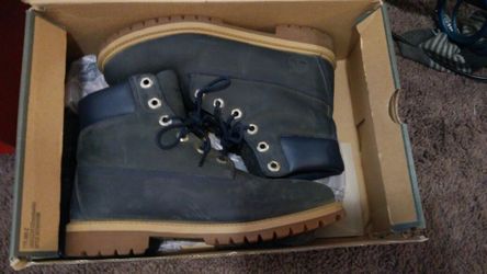 Navy Blue Timbs