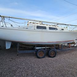 26 Ft Balboa Sailboat With Trailer 