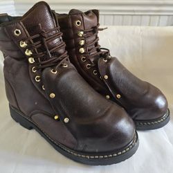 Work Boots Met Guard Extreme Heat Steel Toe 11D