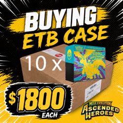 BUYING Ascended Heroes ETB Sealed Case