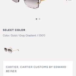Cartier custom cut glasses (Authentic)