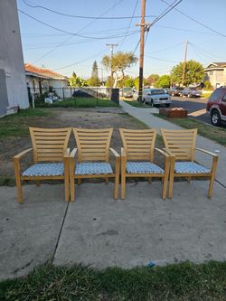 Set of 4 Aluminum Outdoor Patio