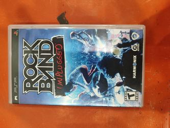 Rock Band Unplugged Sony PSP 2009 Complete CIB w/ Manual & UMD