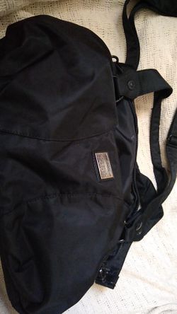 Black Nylon Handbag Satchel
