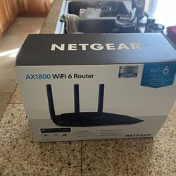 New AX1800 WiFi 6 Router NETGEAR