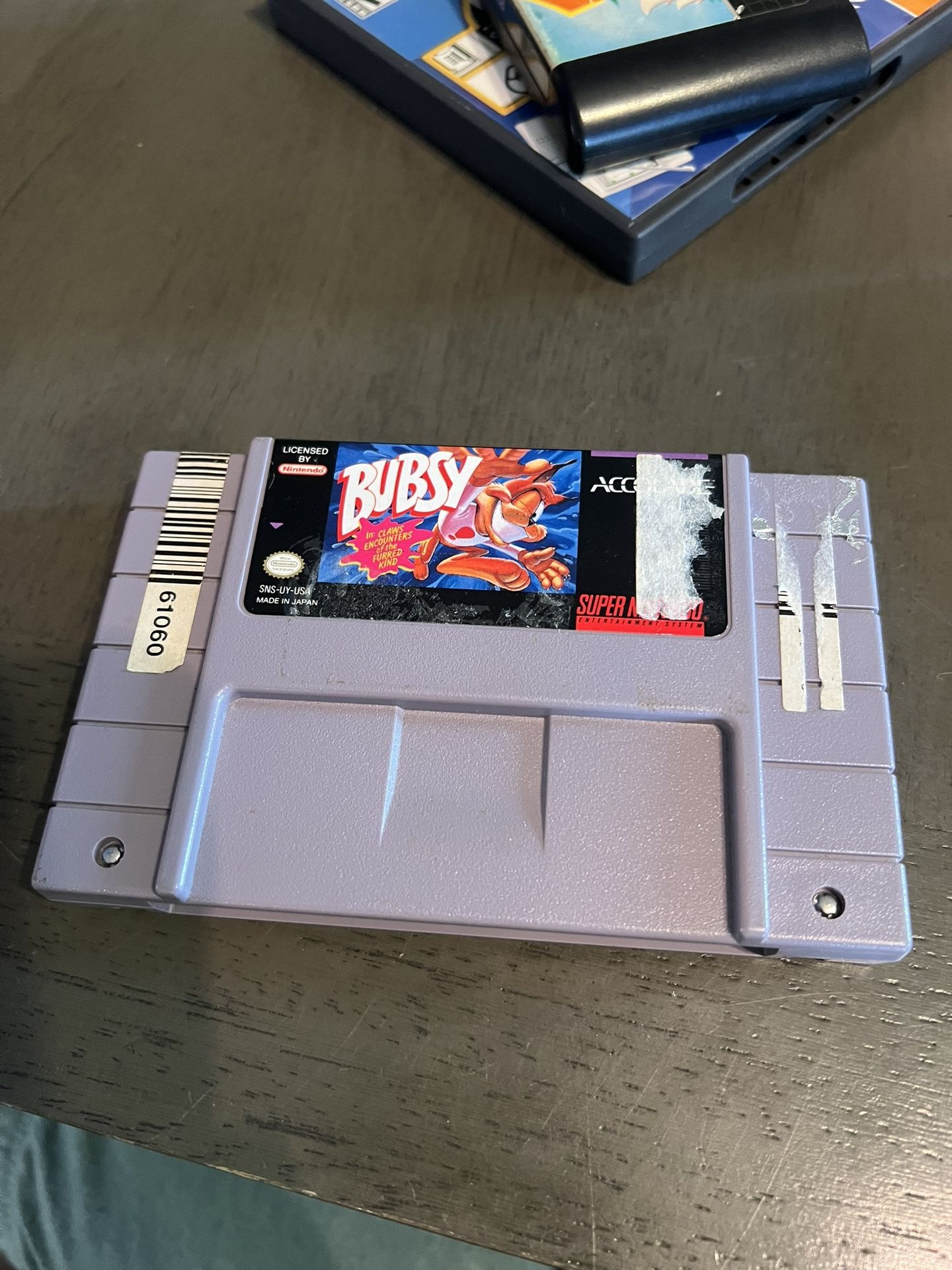 Super Nintendo Bubsy Game