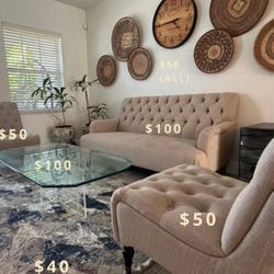 Glass Coffee Table For Sale 