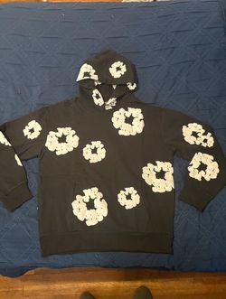 black and grey denim size medium 