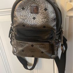MCM studded backpack