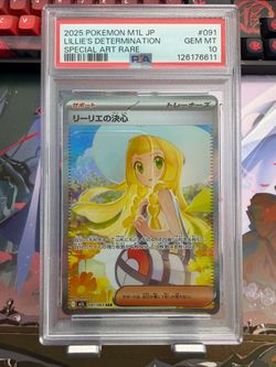 Pokemon Lillie's Determination PSA10 jp mega evolution