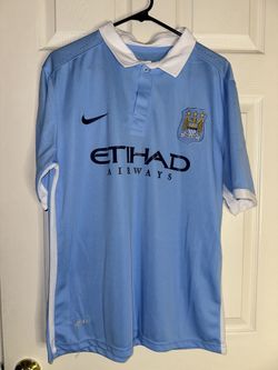 Manchester City Men’s Soccer Jersey Size Large