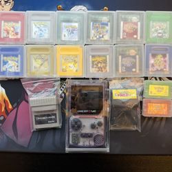 Gameboy Color with IPS LCD Screen with Games