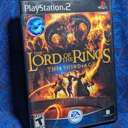 The Lord Of The Rings The Third Age PS2 
