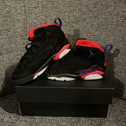 JORDAN 6 RINGS (TD) BLACK/UNIVERSITY RED-WHITE NOIR/BLANC/UNIVERSITE ROUGE
