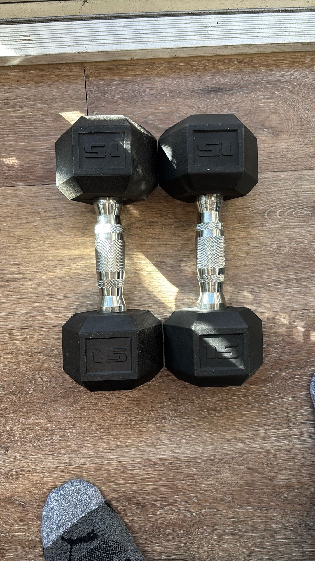 Dumbbells 15lb Pair
