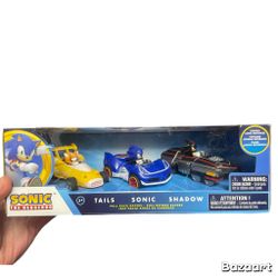 Sonic, Shadow & Tails Pullback - Sonic  The Hedgehog AllStars Racing Transformed