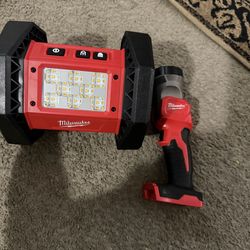 Milwaukee lights..the price is firm ..$110 for both